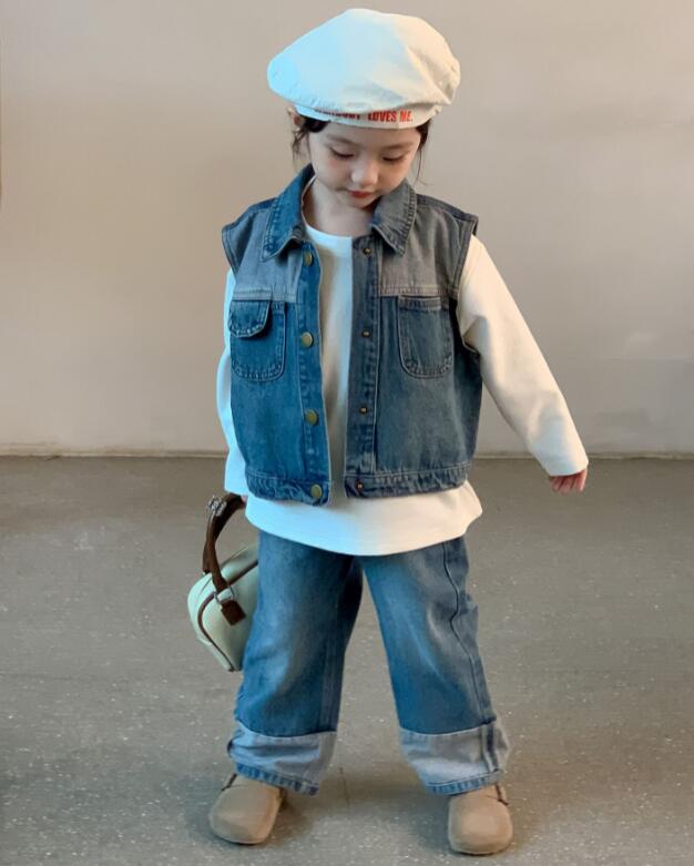 2023★春秋新作★韓国風子供服★トップス+ズボン2セット★90-140CM