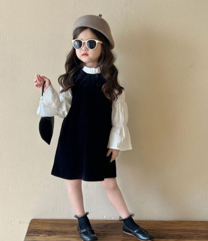 2023秋新品★子供服　トップス&ベストワンピース分けて販売★90-140cm★