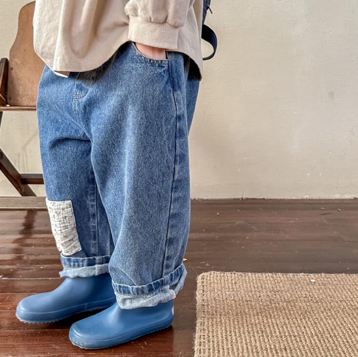 2023★春秋新作★韓国風子供服★ジーンズ★2色80-130CM