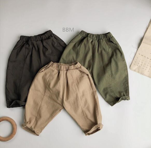 2023★春秋新作★韓国風子供服★ズボン★3色80-130CM