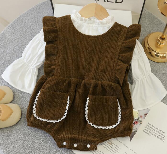 2023秋冬新作★ベビー服★ロンパース★66-90cm★