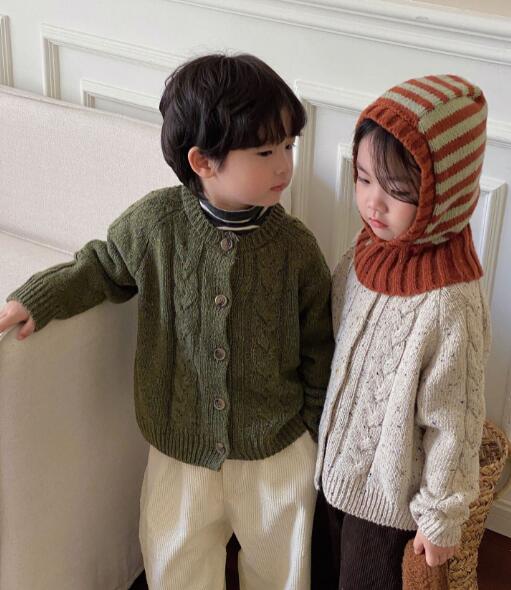 「2023秋冬」子供服★トップス★ニット★セーター★韓国風子供服★男女兼用★2色★90-140CM