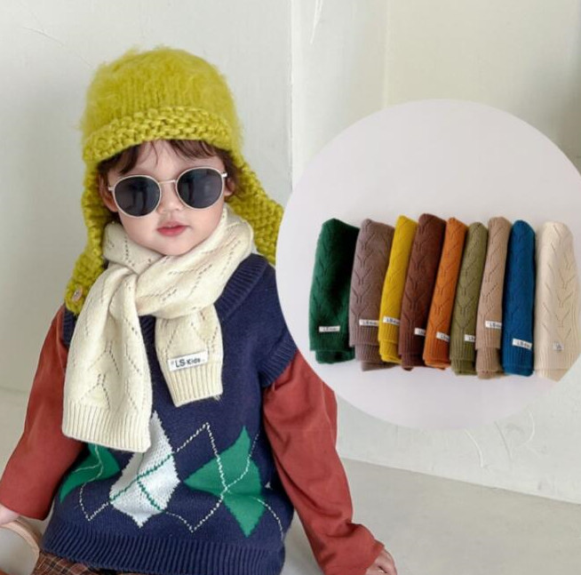 「2023秋冬」★子供用★マフラー★防寒★襟巻き★スカーフ★男女兼用★暖かい★9色