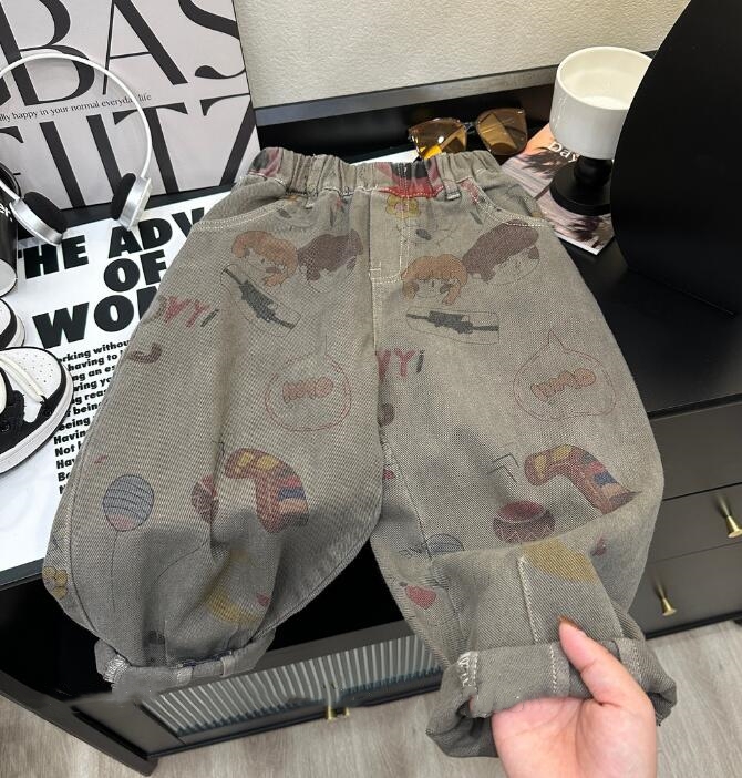 2023★春秋新作★韓国風子供服★ジーンズ★90-140CM