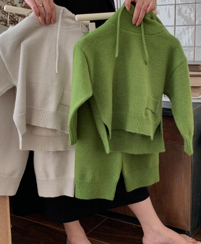 2023秋冬★子供服　セーター+ズボン　セット★90-140cm★2色