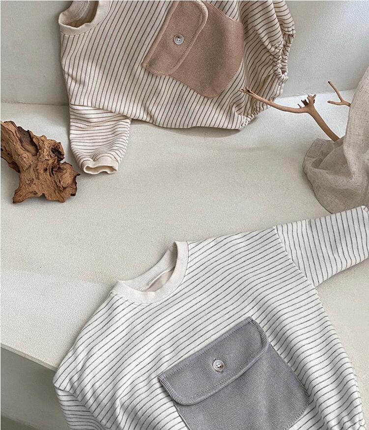 2023★春秋新作★韓国風ベビー服★ロンパース★2色66-90CM