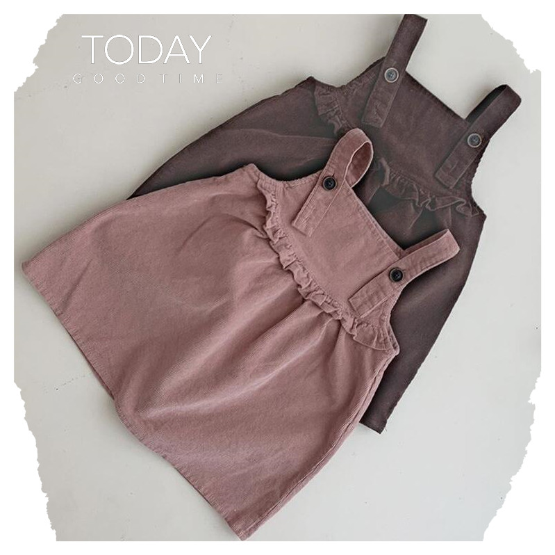 「2023秋冬」子供服★サロペットスカート★韓国風子供服★キッズ女の子★2色★80-130CM