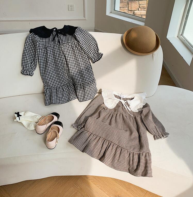 2023★春秋新作★韓国風子供服★ワンピース★2色90-140CM