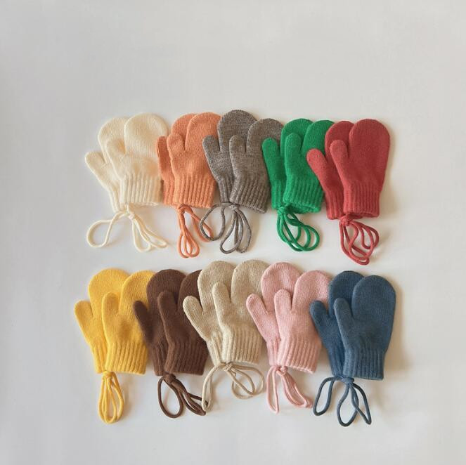 「2023秋冬」★手袋★子供用手袋★男女兼用★防寒★キッズ★暖かい★無地★11色