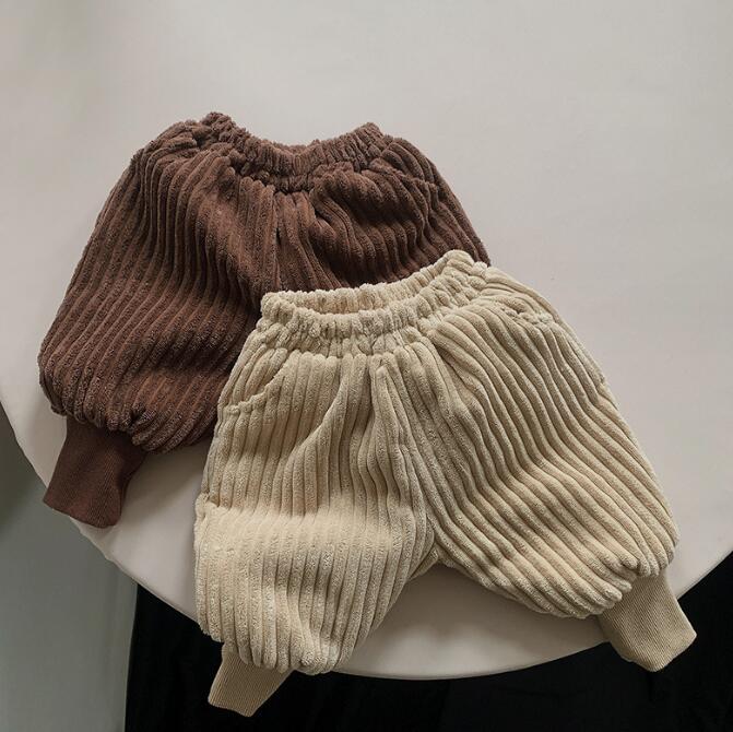 子供服★ズボン★ボトムス★厚手★裏起毛★韓国風子供服★キッズ★2色★80-130CM