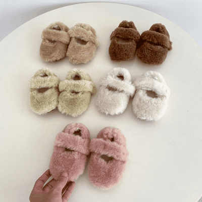 秋冬新作 ユニセックス 0-18ヶ月 ボア 防寒 厚手 コーラルフリース 暖かく シューズ 滑り止め ベビー靴