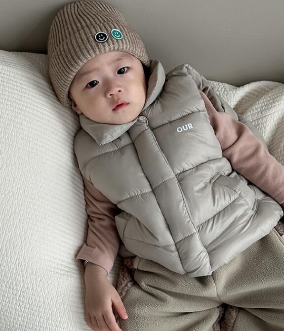 2023秋冬★ベビー服　厚手ベストコート★66-100cm★2色