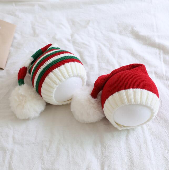 クリスマス★子供用★帽子★キッズ★ニット帽子★男女兼用★暖かい★防寒★親子★2色