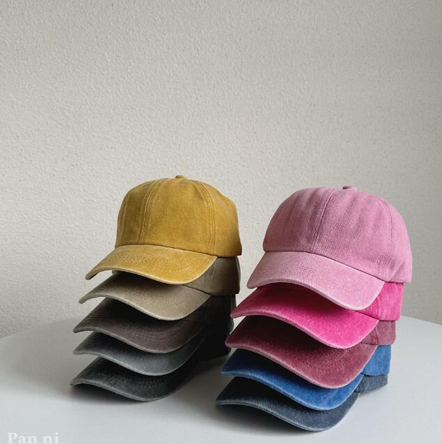 子供用★帽子★キャップ★キッズ★男女兼用★野球帽★無地★親子★カジュアル★10色