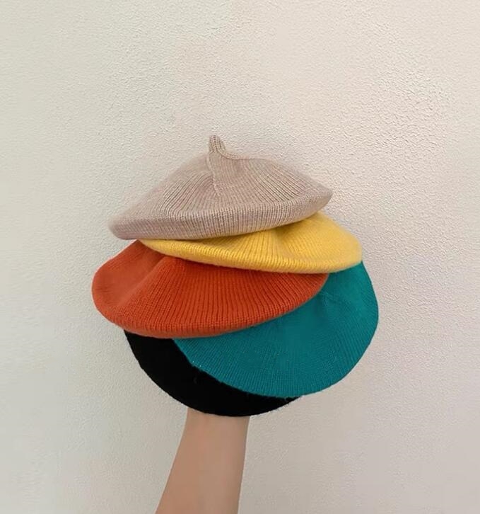 2023★秋冬新作★キッズ帽子★キャップ★ベレー帽★10色