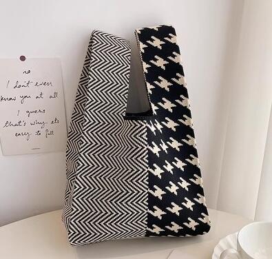 バッグ★レディース★トートバッグ★ハンドバッグ★ニットバッグ★大容量