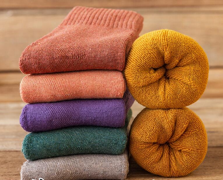 2023★秋冬新作★裏起毛★厚手★ソックス★レディース靴下★13色