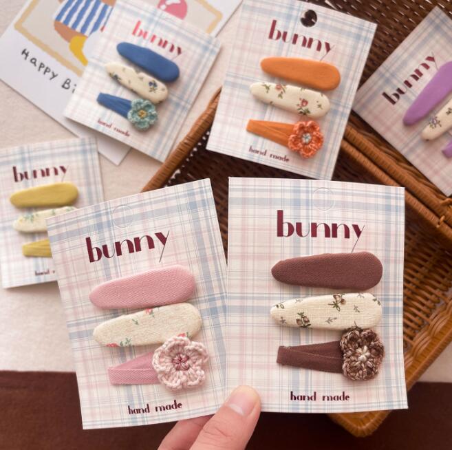 髪飾り★まとめ髪用★ヘアアクセサリー★子供用★キッズ★ヘアピン★3枚入り★可愛い★多色