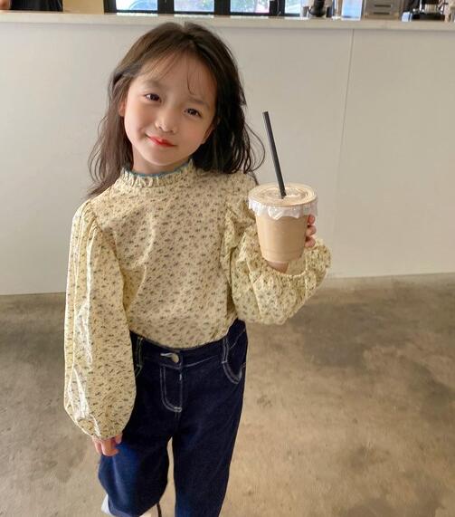 2023★春秋新作★韓国風子供服★シャツ★可愛い★7-15