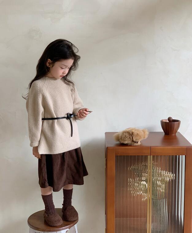 2023秋冬★子供服　厚手スカート&セーター分けて販売★90-140cm★