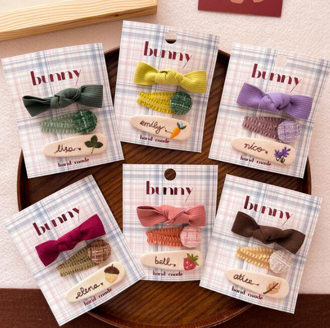 髪飾り★まとめ髪用★ヘアアクセサリー★キッズ女の子★ヘアピン★可愛い★3枚入り★多色