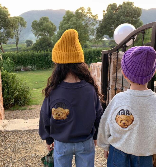 2023★春秋新作★韓国風子供服★トレーナー★2色7-15