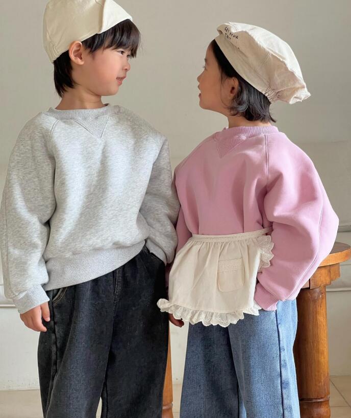 2023★秋冬新作★韓国風子供服★トレーナー★厚手★2色80-140CM