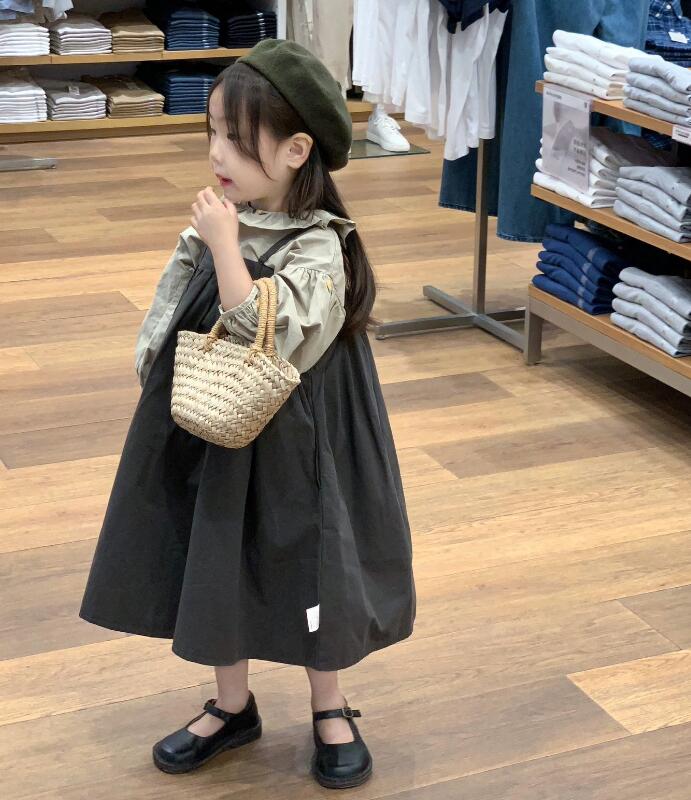 2023★春秋新作★韓国風子供服★トップス★ワンピース★分けて販売★90-140CM