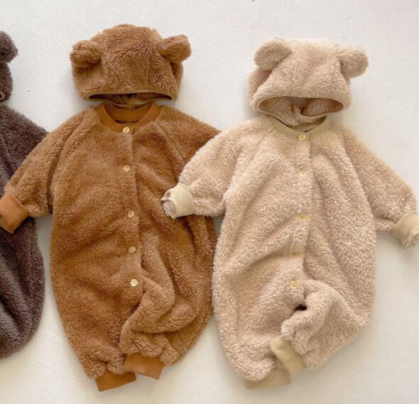 子供服★ロンパース★連体服★無地★韓国風子供服★ベビー★男女兼用★2色★66-100CM