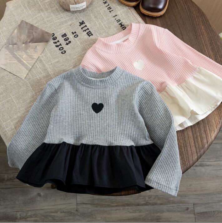 2023★春秋新作★韓国風子供服★Tシャツ★2色80-130CM