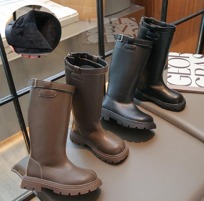 【子供靴】★キッズ靴★靴★キッズ女の子★ブーツ★裏起毛★2色★27-36#