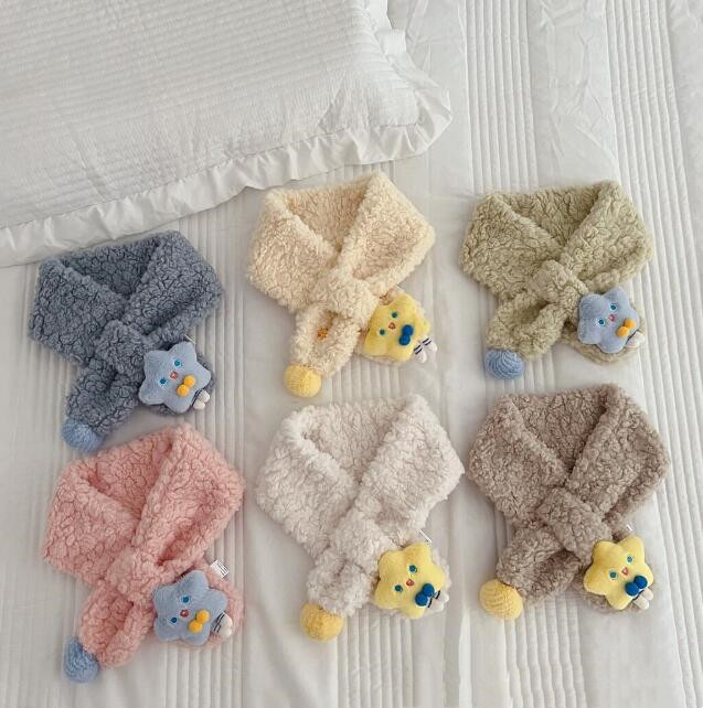 子供用★マフラー★防寒★襟巻き★ネックウォーマー★キッズ★男女兼用★暖かい★6色