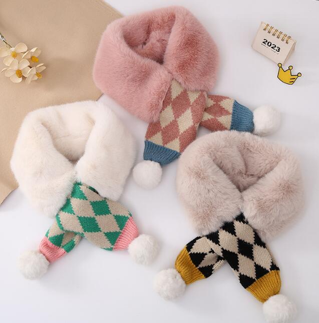 子供用★マフラー★防寒★襟巻き★ネックウォーマー★キッズ★男女兼用★暖かい★6色