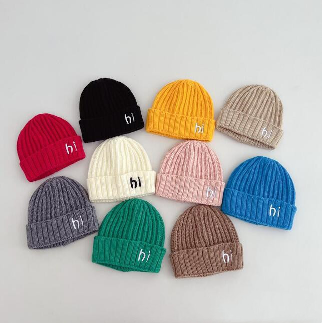 子供用★帽子★ベビー★男女兼用★暖かい★防寒★ニット帽子★可愛い★10色