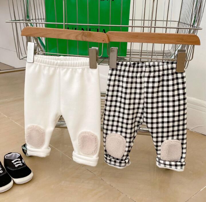 2023★秋冬新作★韓国風子供服★ズボン★厚手★2色66-100CM