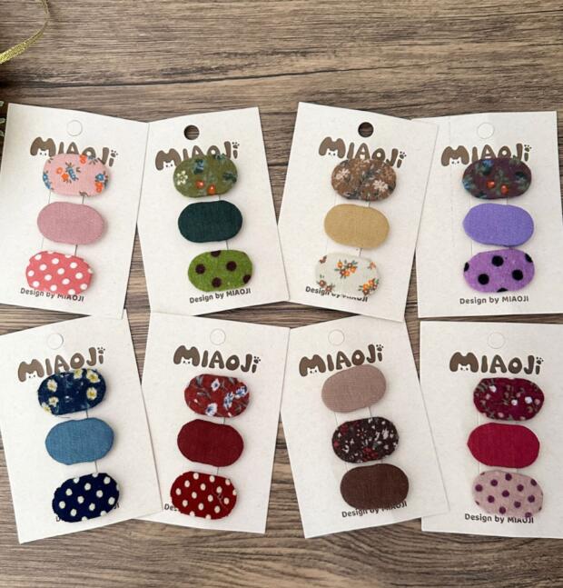 髪飾り★まとめ髪用★ヘアアクセサリー★子供用★キッズ★ヘアピン★3枚入り★多色