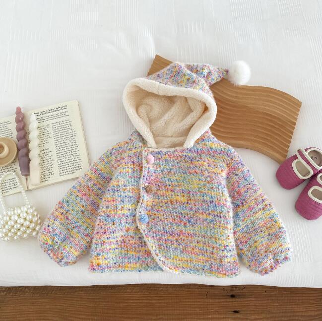 子供服★トップス★コート★韓国風子供服★ベビー★裏起毛★可愛い★66-100CM