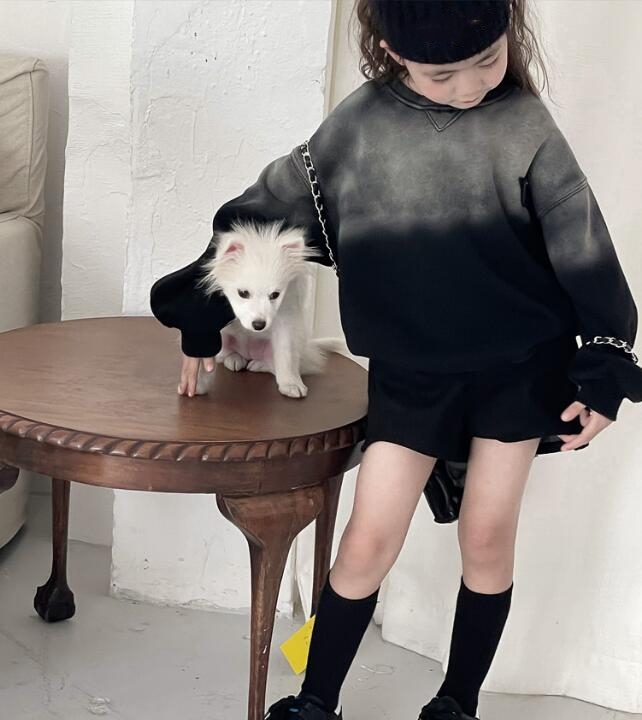 2023★秋冬新作★韓国風子供服★トレーナー★裏起毛★90-140CM