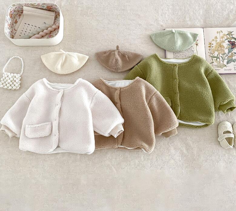 2023秋冬★ベビー服　厚手コート★66-100★3色