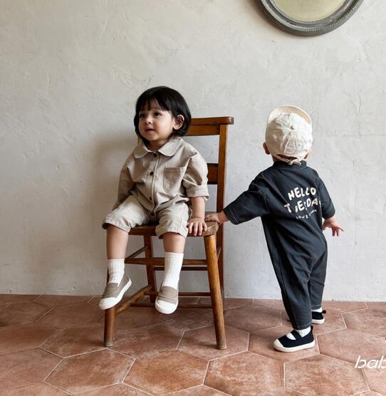 2024年新品★ベビー服★ロンパース　連体服★66-90cm★2色