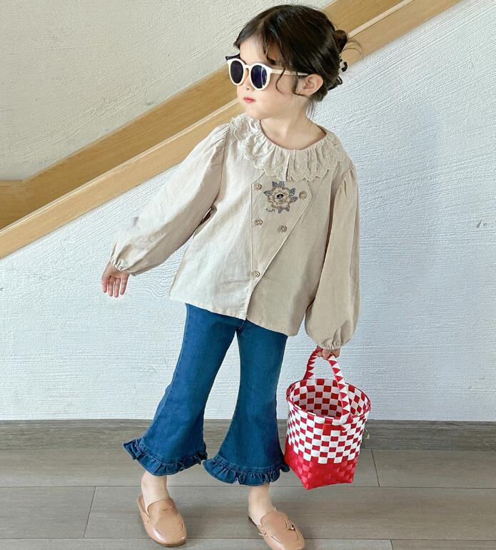 2024年新品★子供服 　デニムズボン★90-140cm★