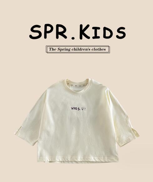 「2024」子供服★トップス★Tシャツ★長袖★韓国風子供服★キッズ★男女兼用★90-140CM