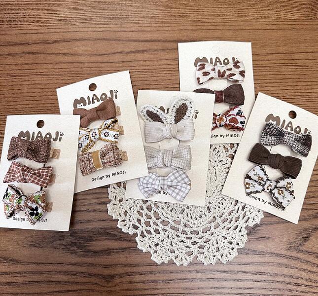 2024新品★髪飾り　ヘアビン★アクセサリー　5組選べ★