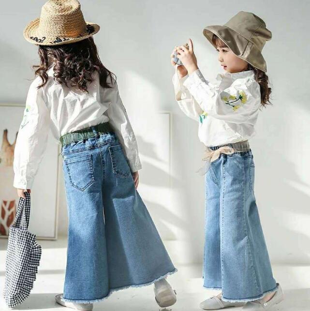 子供服★ズボン★ジーンズ★ボトムス★キッズ女の子★カジュアル★7-15#