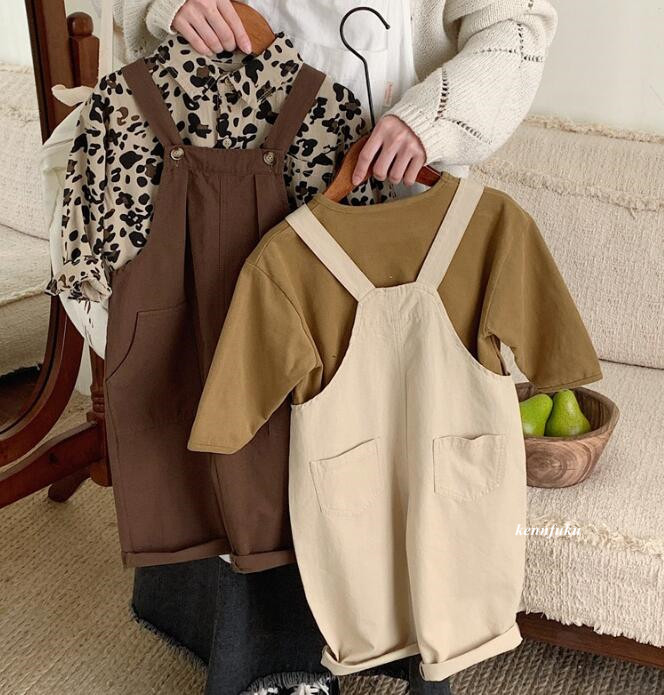 2024春秋新品★子供服　サロペット★80-130cm★2色