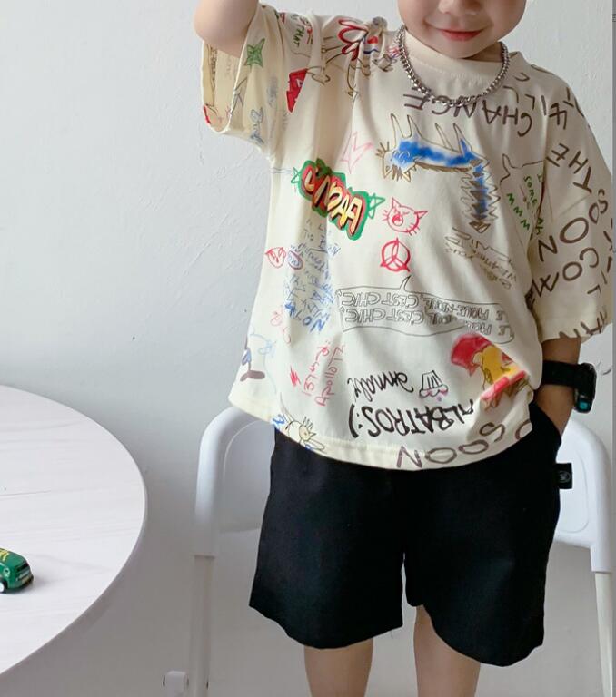 2024★春夏新作★韓国風子供服★Tシャツ★90-140CM