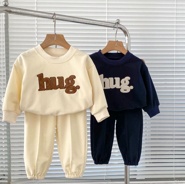 「2024」子供服★トップス+ズボン★セットアップ★韓国風子供服★2色★73-110CM