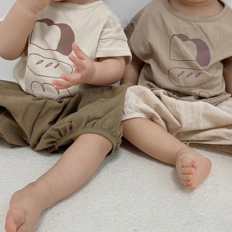 2024★春夏新作★韓国風ベビー服★ズボン★Tシャツ★分けて販売★4色73-100CM