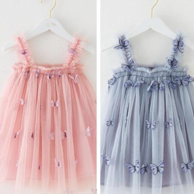 子供服★吊りワンピース★ドレス★袖なし★キッズ女の子★可愛い★2色★80-130CM