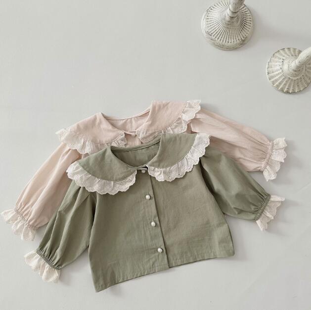 「2024」子供服★トップス★長袖シャツ★韓国風子供服★ベビー★可愛い★2色★66-90CM